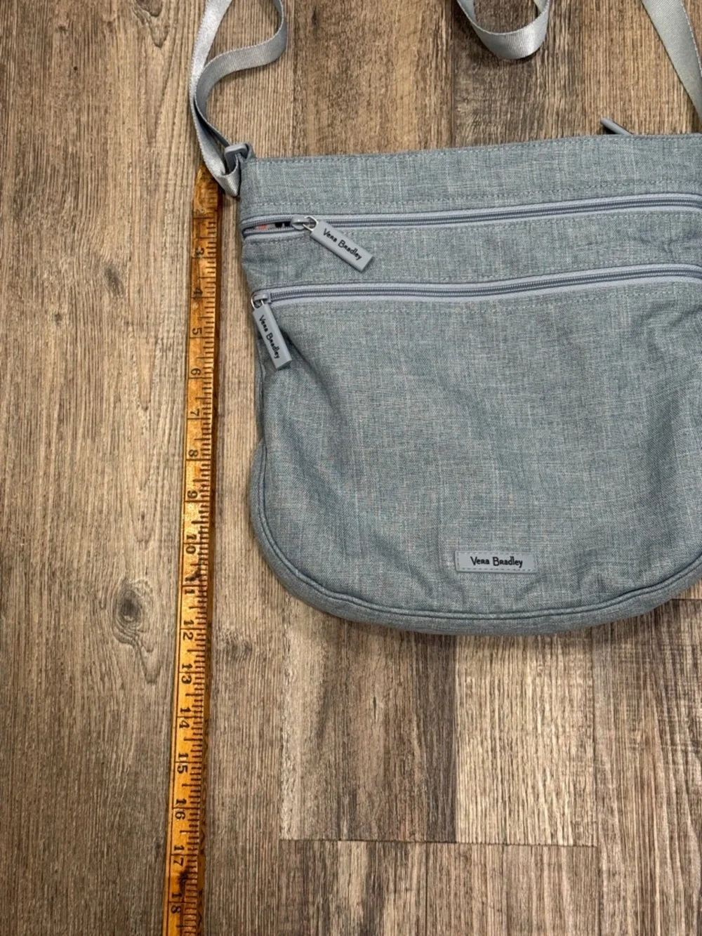 Vera Bradley crossbody reactive collection bag Heather Grey